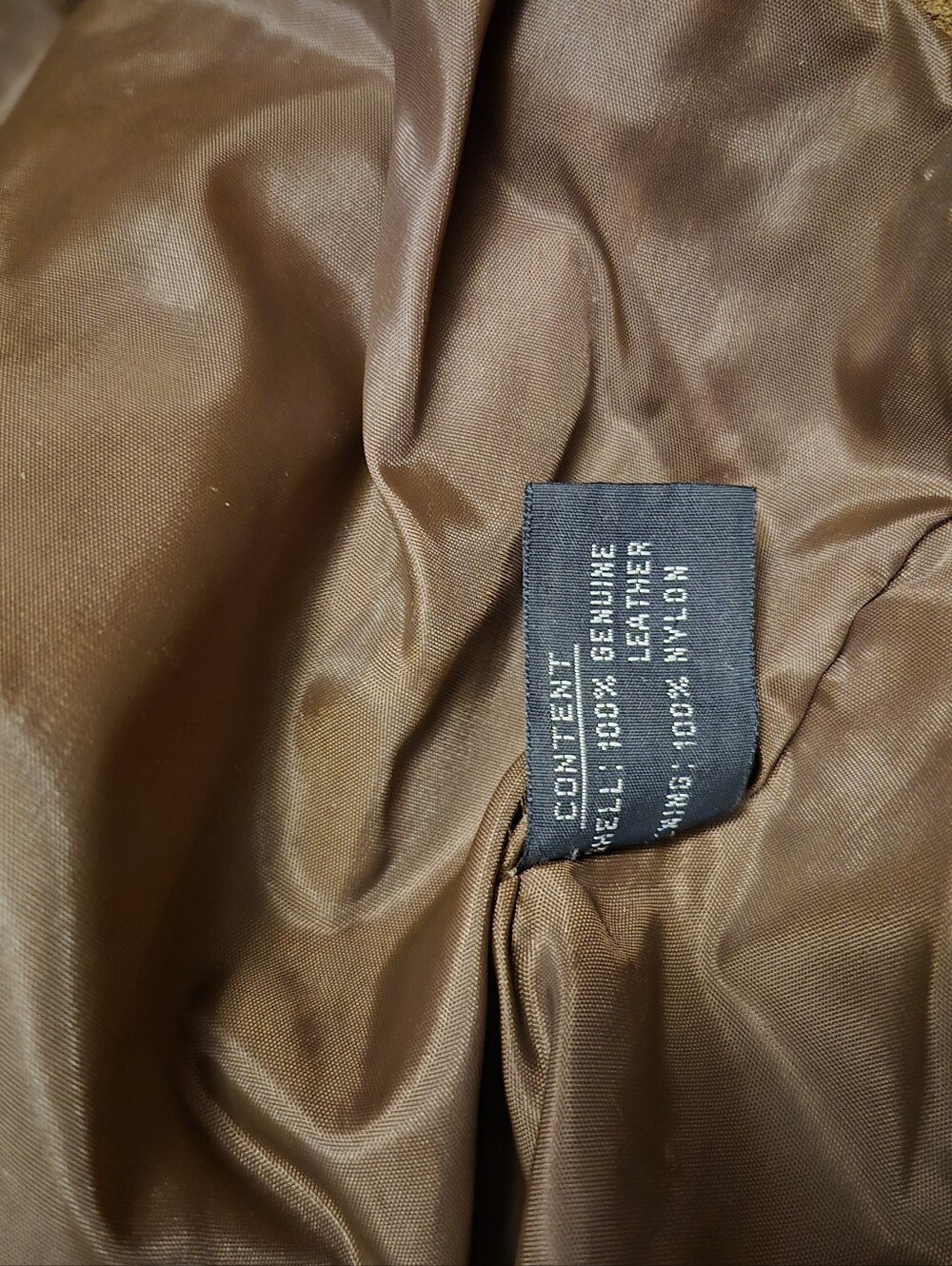 Vintage 80's Yearbook Suede Fringe Jacket Medium - Picture 8 of 10